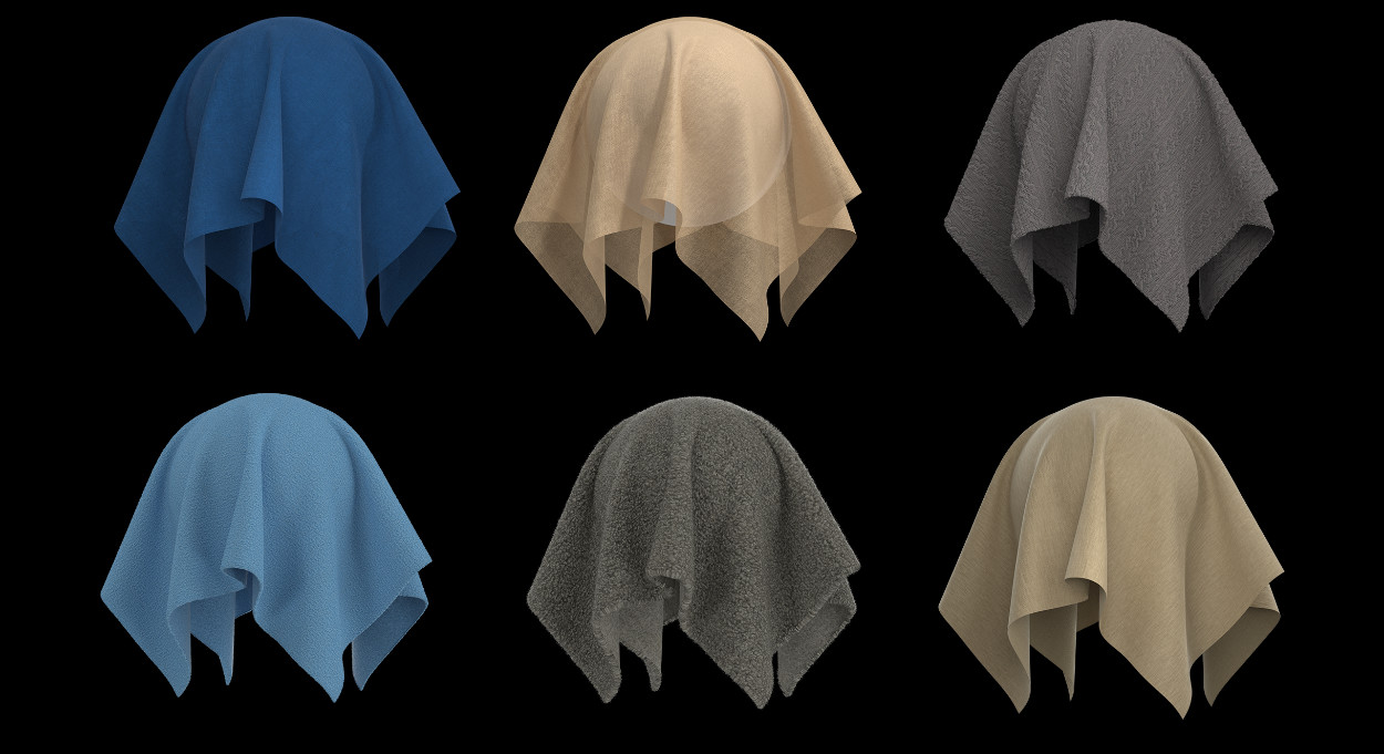 Digital materials created and rendered in Style3D.