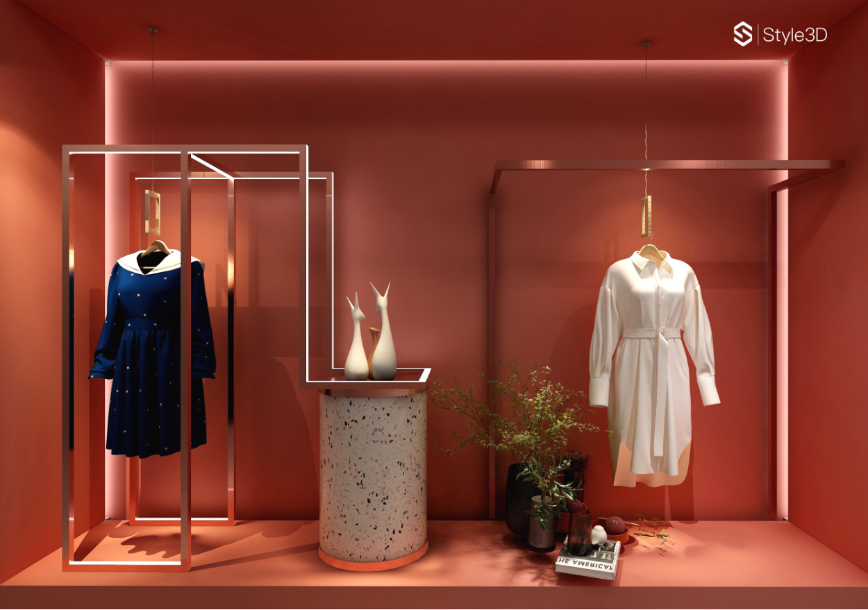 A virtual showroom created in Style3D.