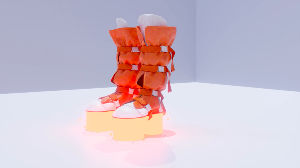 Working in the Metaverse allows fashion designers to push the envelope of creativity in a way that's not necessarily anchored to producible garments or footwear.