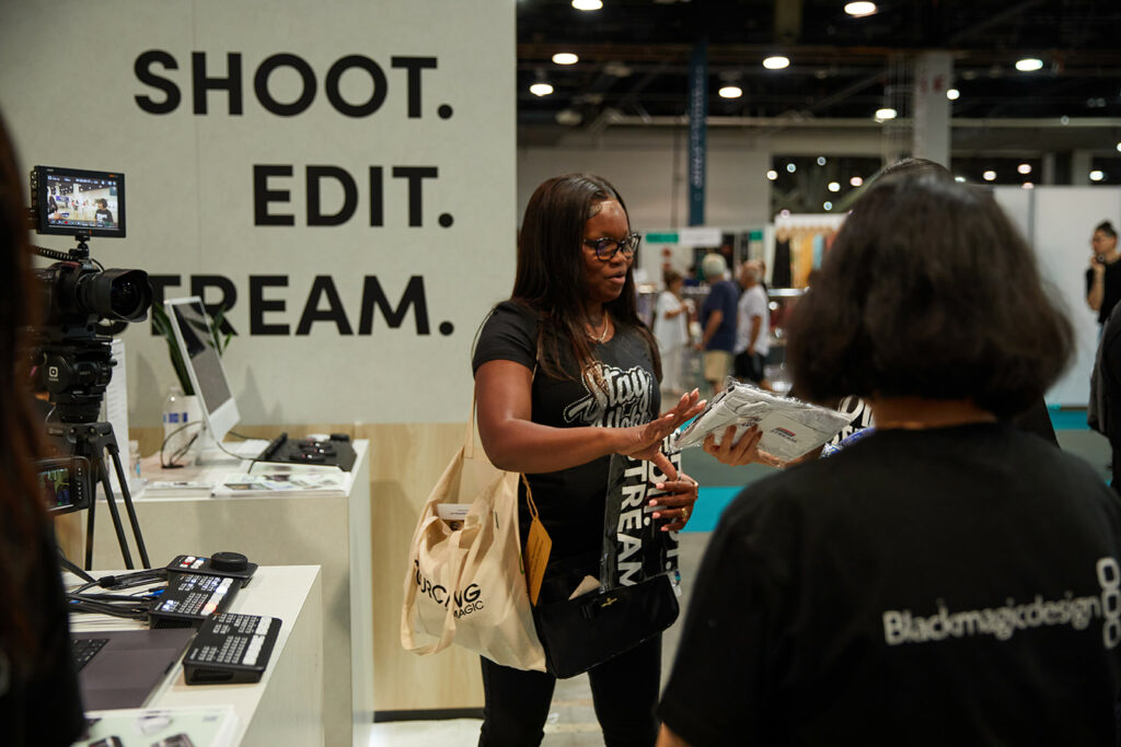 Live streaming and live session software and hardware were on show at SOURCING at MAGIC.