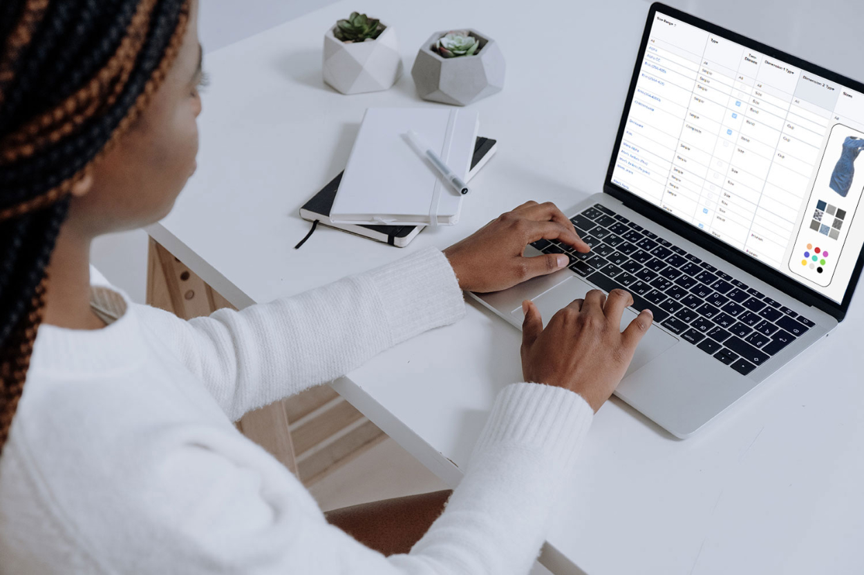An example of a user interacting with Centric Software's DPC capabilities.